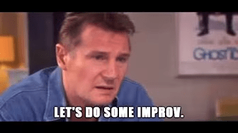 Liam Neeson Does&nbsp;Improv